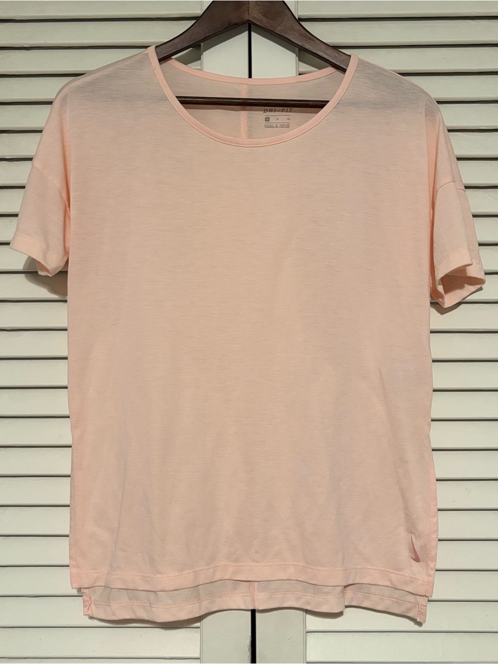 Nike Women’s Light Peach Short Sleeve Crew Tee